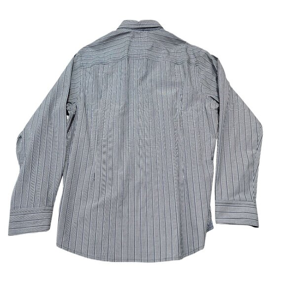 Tommy Bahama‎ Mens Island Modern Fit Striped Button-Down Shirt L Cotton Gray - Picture 4 of 8